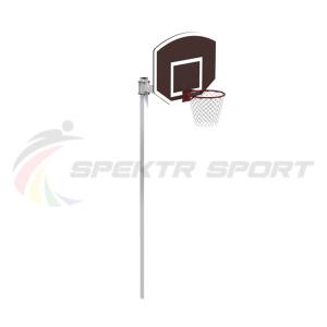 Купить Стойка стритбольная со щитом стационарная SP D 411 в Обнинске 