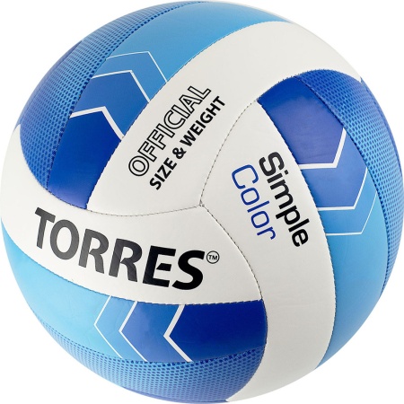 Купить Мяч волейбольный Torres Simple Color любительский р.5 в Обнинске 